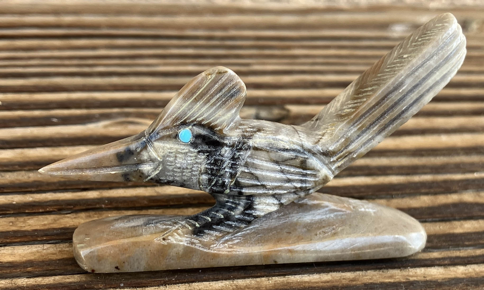 Vivella Cheama | Zuni Roadrunner Fetish | Penfield Gallery of Indian Arts | Albuquerque, New Mexico